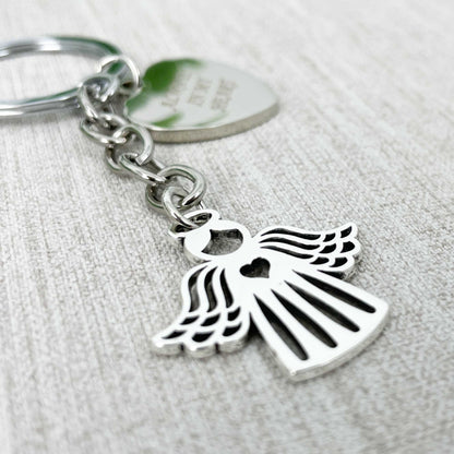 Angel Charm Memorial Keyring